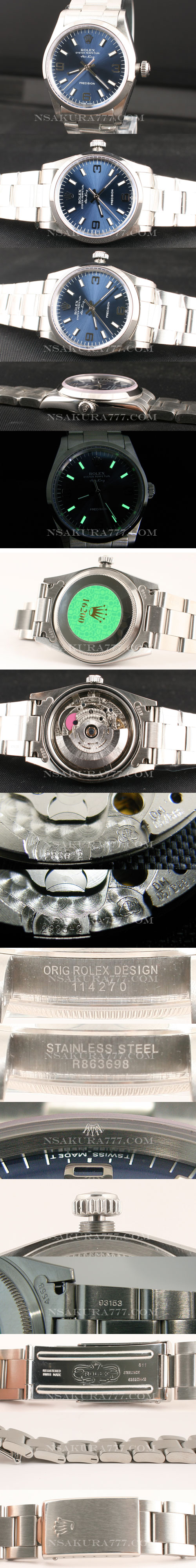 レプリカ時計ロレックス 最新改良白2836-2搭載 - ウインドウを閉じる