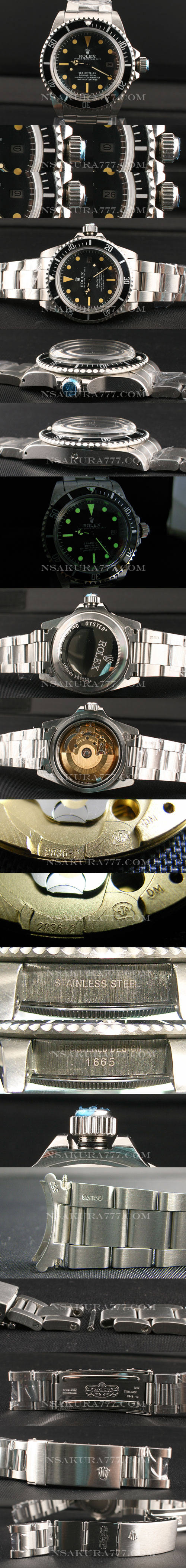 レプリカ時計ロレックス 1665シードウェラー初期モデル2836搭載 - ウインドウを閉じる