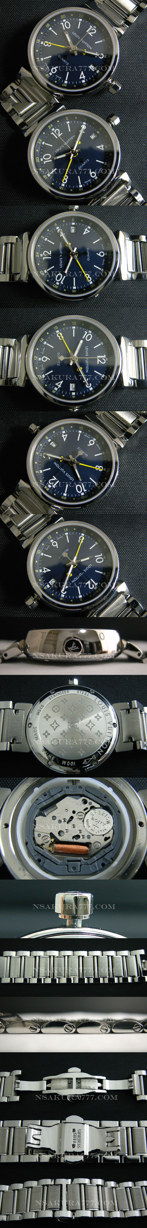 レプリカ時計ルイヴィトンレディース・信頼のMIYOTA製クオーツムーブメント（日本製） - ウインドウを閉じる