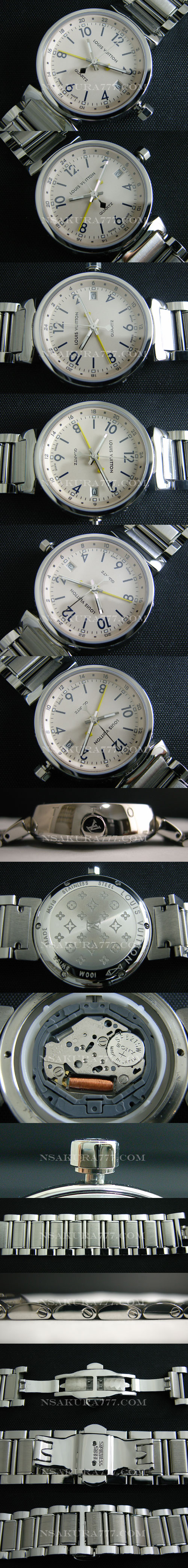 レプリカ時計ルイヴィトンレディース・信頼のMIYOTA製クオーツムーブメント（日本製） - ウインドウを閉じる