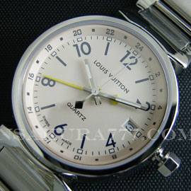 レプリカ時計ルイヴィトンレディース・信頼のMIYOTA製クオーツムーブメント（日本製）