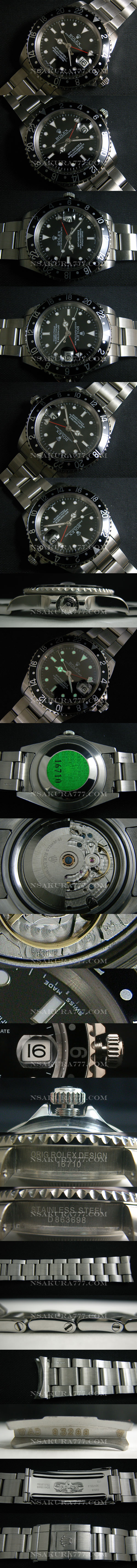 レプリカ時計ロレックス GMT マスター最新改良白2836-2搭載 - ウインドウを閉じる