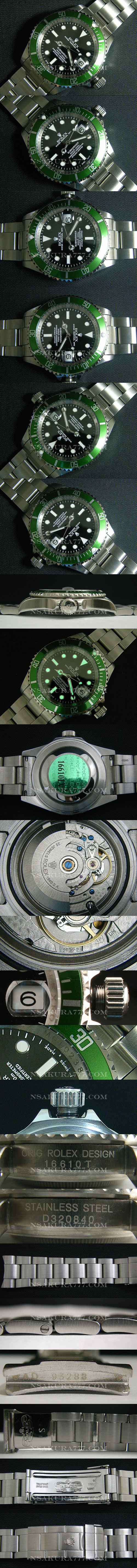レプリカ時計 ロレックスサブマリーナ Swiss ETA社 2836-2 新型ケースに完全改良 - ウインドウを閉じる