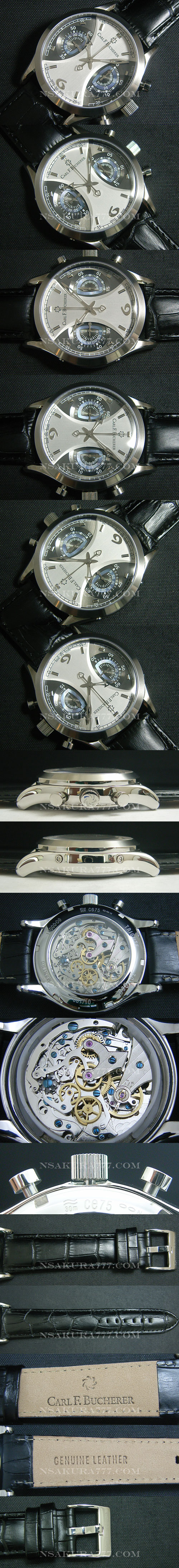 レプリカ時計カール F. ブヘラ Manero MonoGraph 手巻きピラーホイール搭載 - ウインドウを閉じる