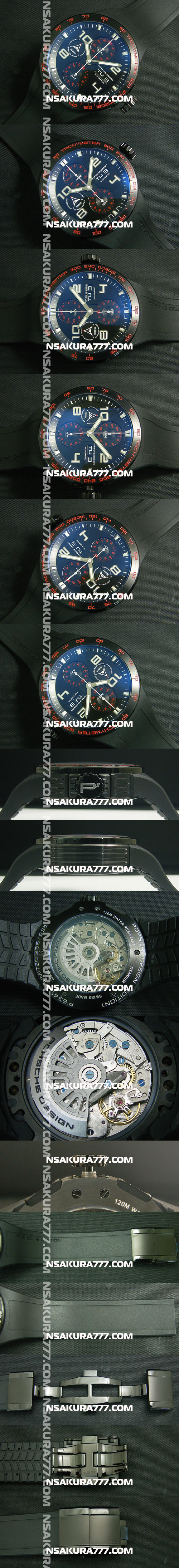 レプリカ時計ポルシェ　デザイン フラットシックス Asian 7750搭載 28800振動 - ウインドウを閉じる