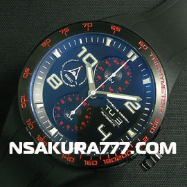 レプリカ時計ポルシェ　デザイン フラットシックス Asian 7750搭載 28800振動