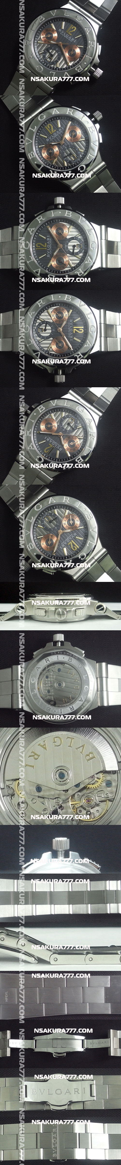 レプリカ時計ブルガリ ブルガリ 42mm クロノグラフ Asian 7750搭載 - ウインドウを閉じる