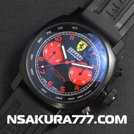 レプリカ時計フェラーリ DLC クロノグラフ Asian 7750搭載 28800振動