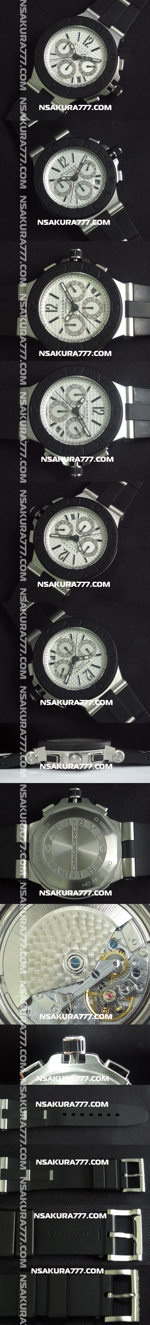 レプリカ時計ブルガリ ディアゴノ クロノグラフ Asian 7751搭載 28800振動 - ウインドウを閉じる