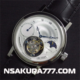 レプリカ時計ブレゲ クラシック グランド コンプリケーション トゥールビヨン 21600振動 (手巻き)