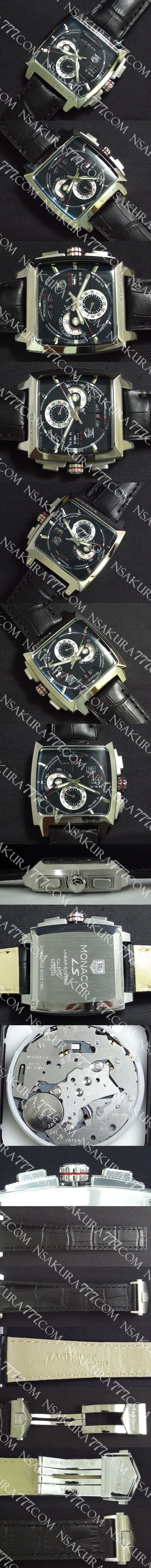 レプリカ時計タグホイヤー モナコ SL MIYOTA製クオーツムーブメント - ウインドウを閉じる