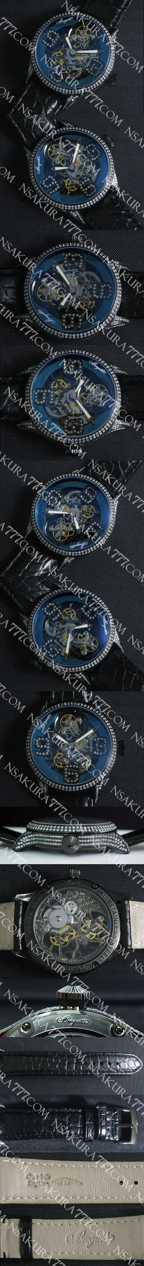 レプリカ時計ブレゲ トゥールビヨン 28800振動 (手巻き) - ウインドウを閉じる