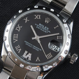 レプリカ時計 ロレックスデイトジャストミディアム、31ミリ、 Asian 21600振動