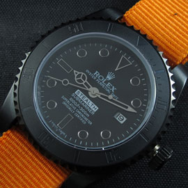 レプリカ時計ロレックス サブマリーナ ステルス ETA2836-2 ムーブ搭載