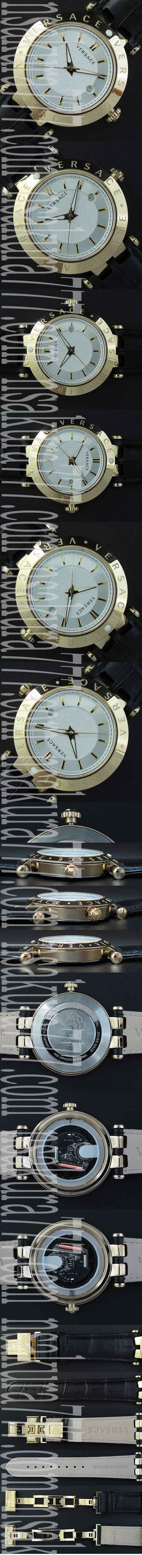レプリカ時計ヴェルサーチ，クォーツムーブメント搭載 - ウインドウを閉じる