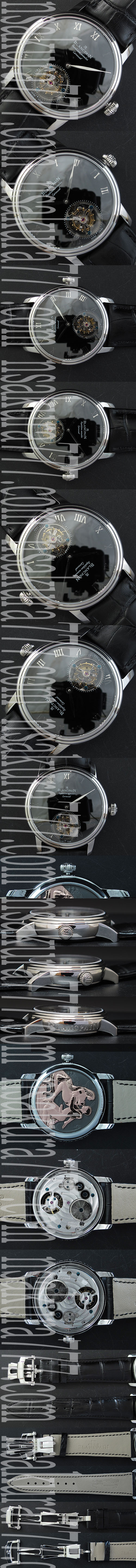 レプリカ時計ブランパン　トゥールビヨン 21600振動 (手巻き) - ウインドウを閉じる