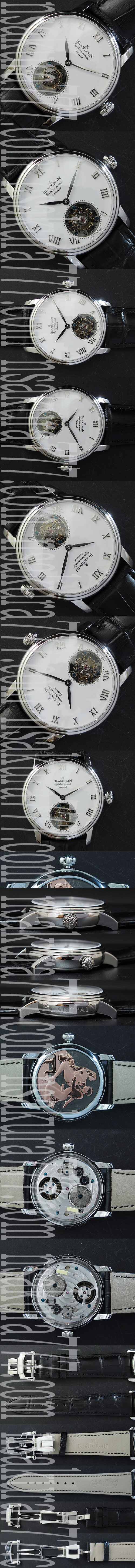 レプリカ時計ブランパン　トゥールビヨン 21600振動 (手巻き) - ウインドウを閉じる