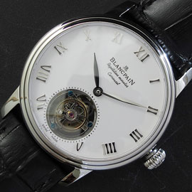 レプリカ時計ブランパン　トゥールビヨン 21600振動 (手巻き)
