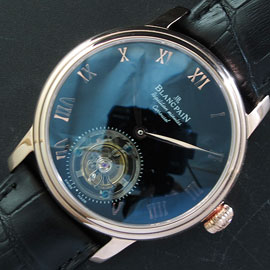 レプリカ時計ブランパン　トゥールビヨン 21600振動 (手巻き)