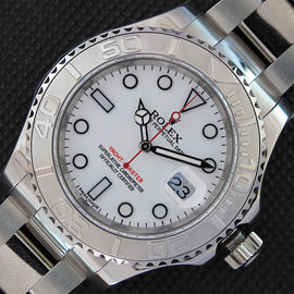 スーパーコピー時計ロレックス ヨットマスタ Rolex 改良型eta コーピ2836－2　ムーブメント搭載！ (JF工場)