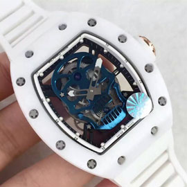 レプリカ時計新作リシャール・ミル トゥールビヨン スカルSWISS ETA 2671搭載（KV工場製品）