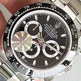 スーパーコピー時計ロレックス デイトナ116500LN，Cal.4130 ムーブメント搭載 (JF製品)