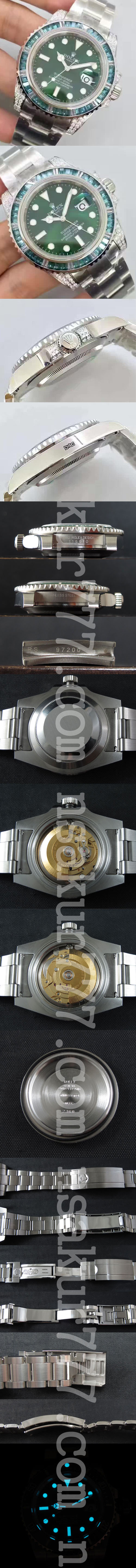 スーパーコピー時計ロレックス サブマリーナ 116610NLオリジナル　スイス ETAムーブメントnoob工場 v7 バージョン - ウインドウを閉じる